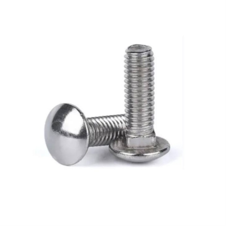 316 Din603 Mushroom Head Square Neck Bolt Full Thread
