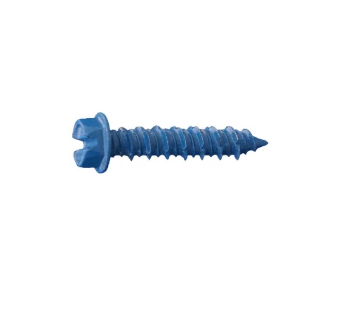 Slotted Hex Washer Head Concrete Tapcon Concrete Screws